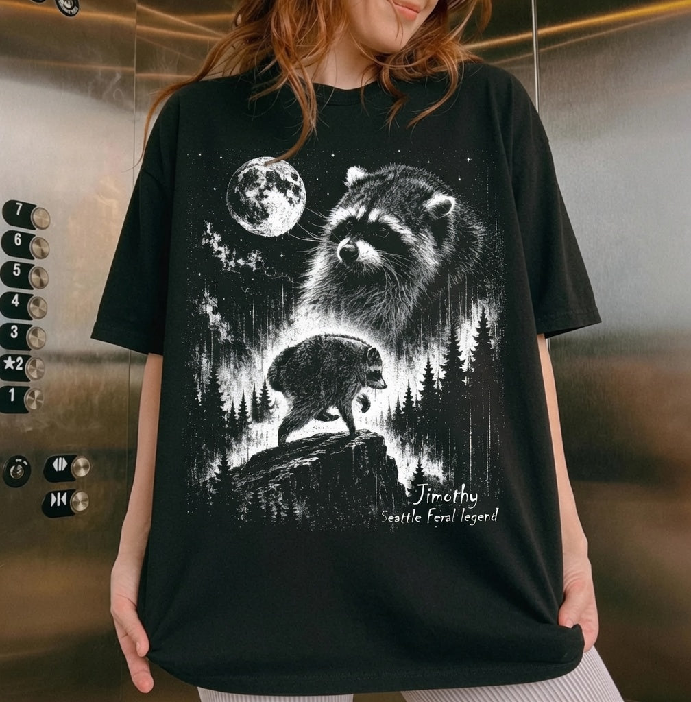 Vintage Jimothy Raccoon Shirt