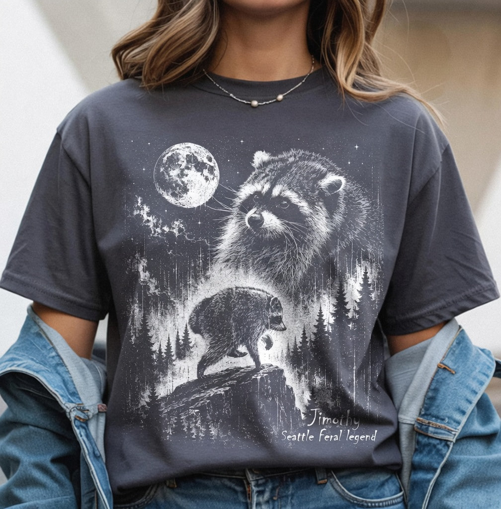Vintage Jimothy Raccoon Shirt