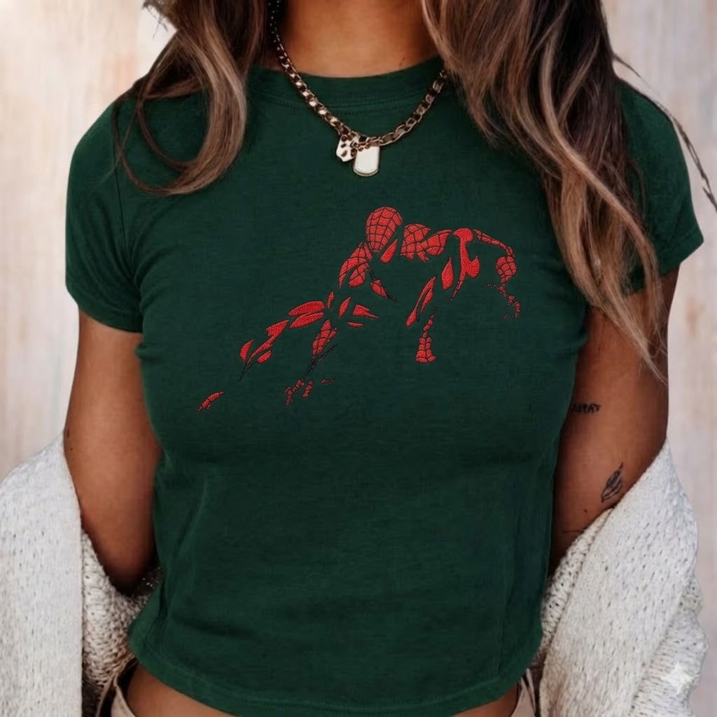 Embroidered Zendaya Spiderman Baby Tee