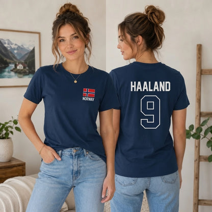 Haaland 9 Norway Soccer Shirt