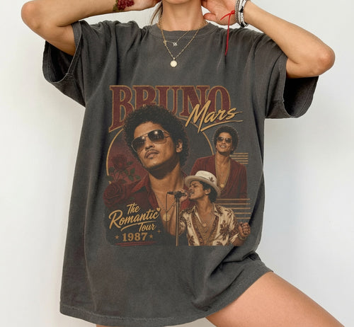 Retro 1987 Romantic Tour Graphic T-Shirt
