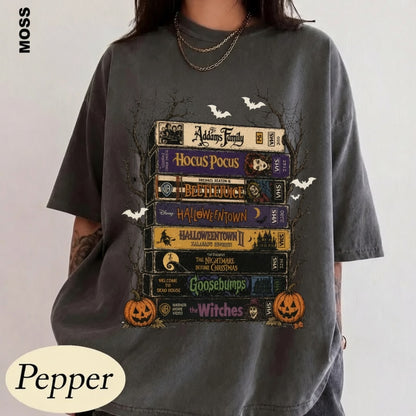 Halloween Movies Books T-shirt